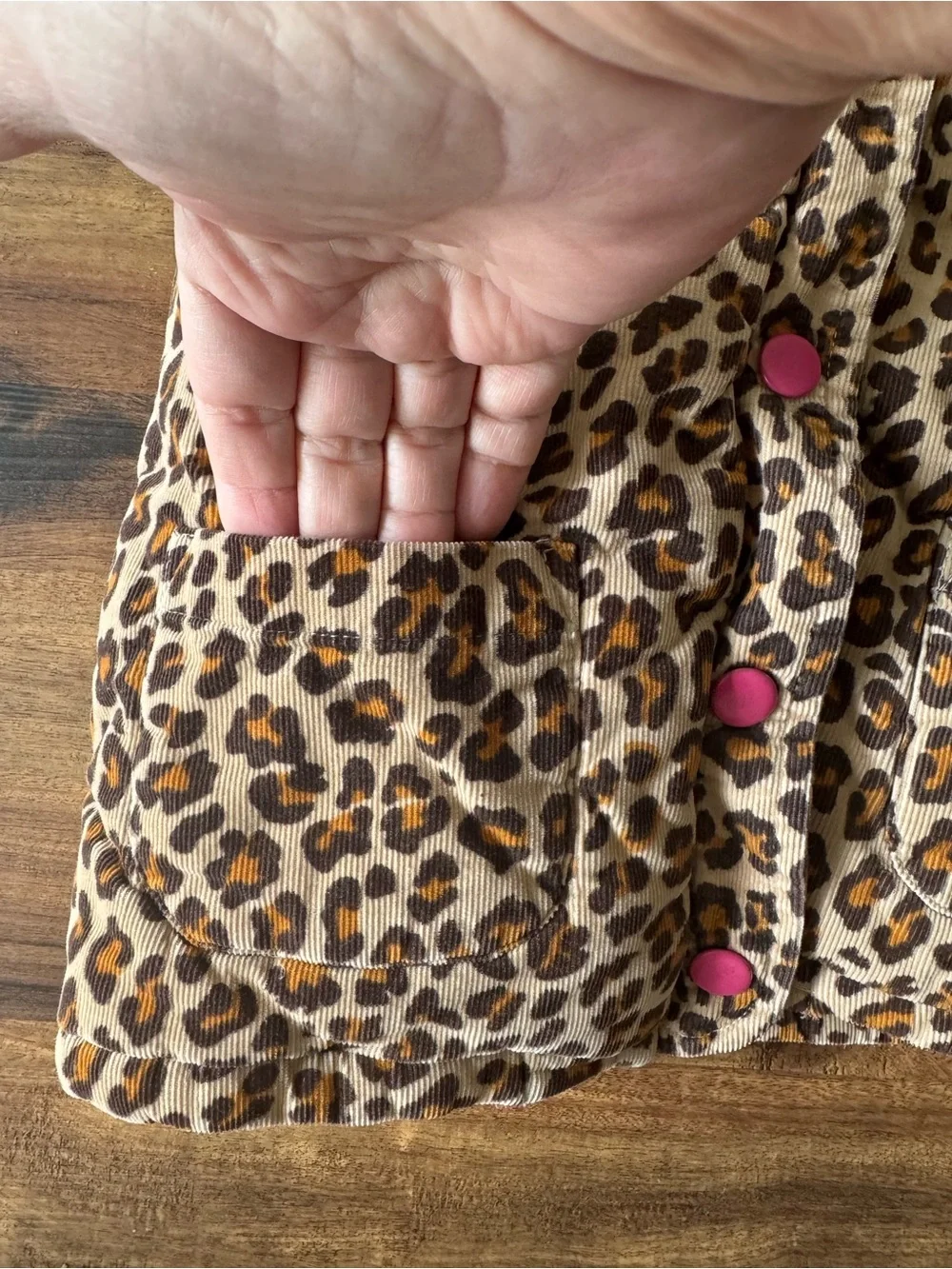 Carter's Pink Fleece Kids Bottoms with Leopard Trim